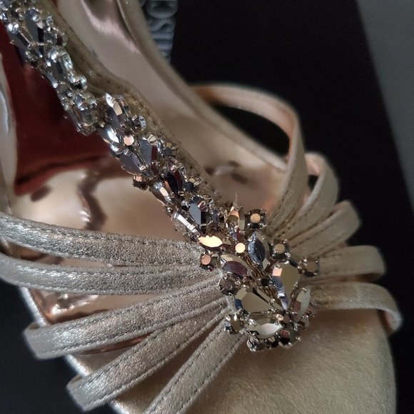 Badgley Mischka Emma II Embellished Heel  - NWOT! - Picture 3 of 15